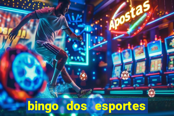 bingo dos esportes para imprimir